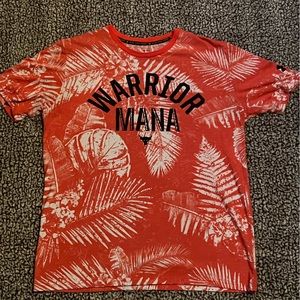 Under Armour the rock collection red shirt size large